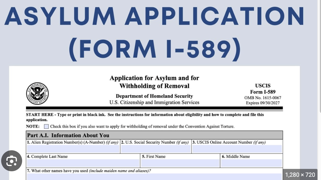 I-589，庇护和暂缓遣返申请费用